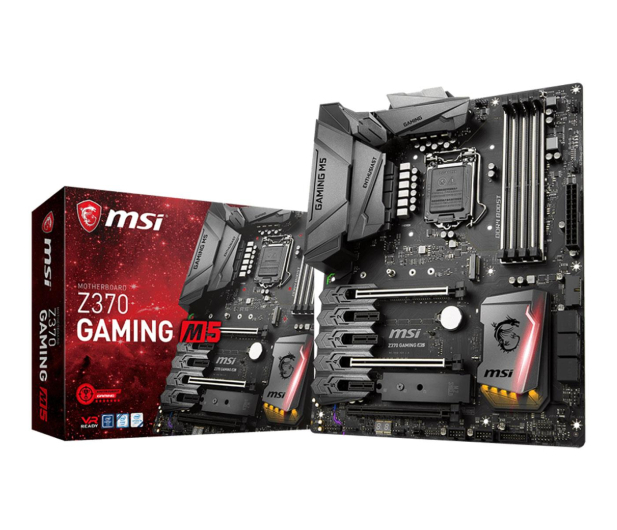 MSI Z370 GAMING M5 (PCI-E DDR4 USB 3.1/M.2) - 384546 - zdjęcie